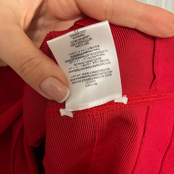 Herve Leger red Dress - Picture 8 of 13